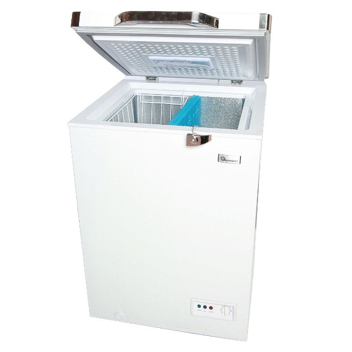 93 LITERS ALUMINIUM INTERIOR CHEST FREEZER, WHITE- CF/230