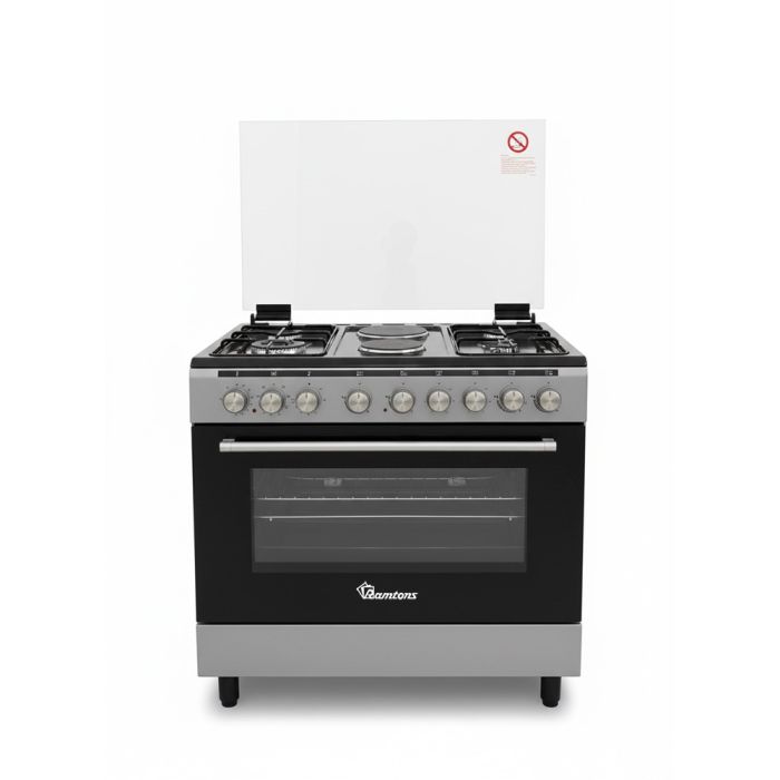 4GAS + 2 ELECTRIC 90X60 SILVER COOKER- RC/596