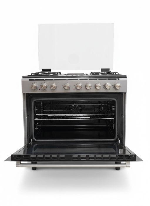 4GAS + 2 ELECTRIC 90X60 SILVER COOKER- RC/596