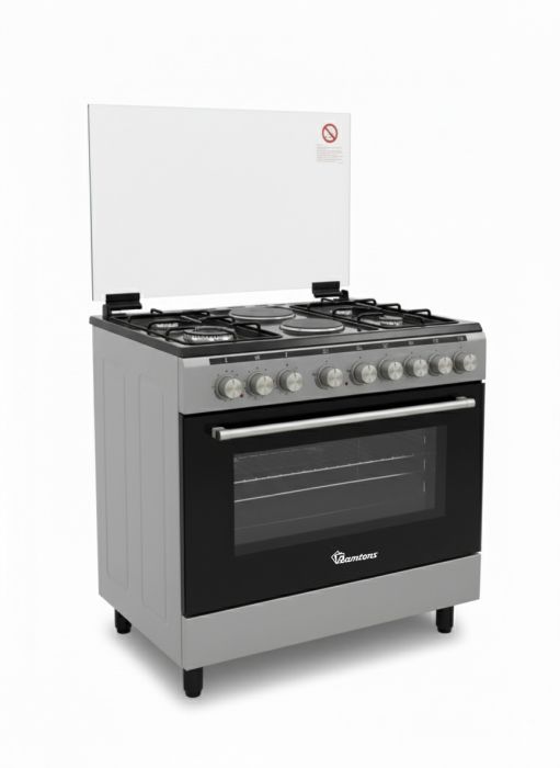 4GAS + 2 ELECTRIC 90X60 SILVER COOKER- RC/596