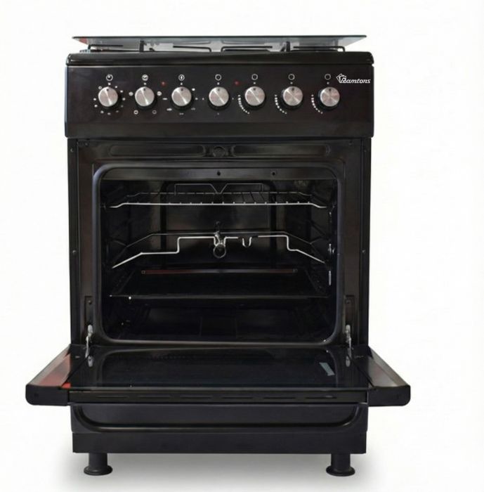 3G+1E 60X60 BLACK COOKER- RC/807