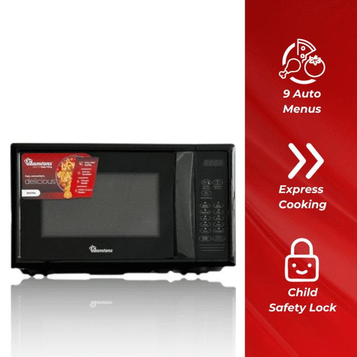 20 LITRES DIGITAL MICROWAVE BLACK - RM/762